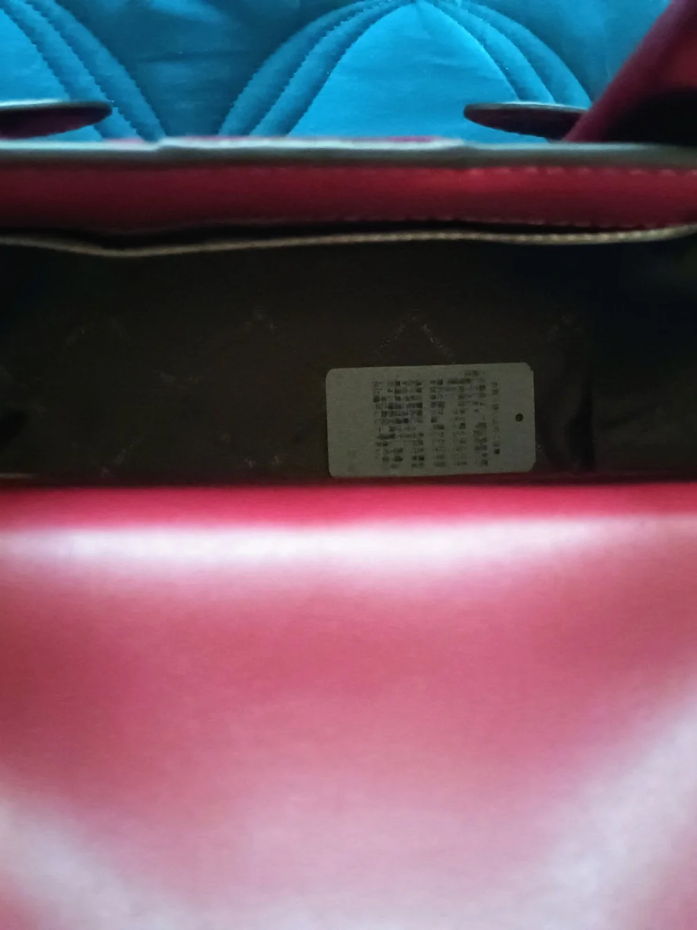 Michael Kors Red Patchwork Logo & Animal Print Satchel